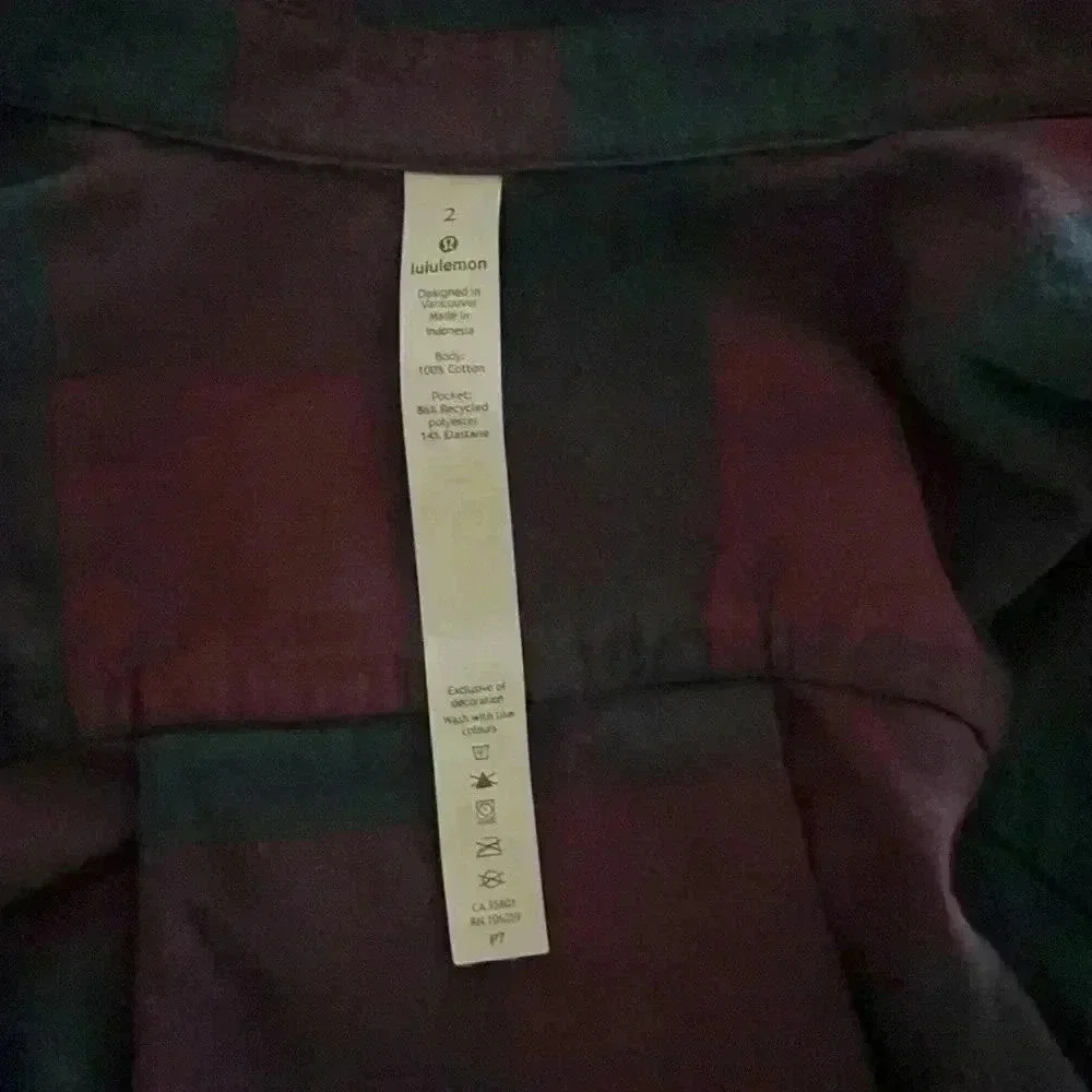 Lululemon Full Day Ahead Shirt
Revive Plaid Night Diver Galactic Grape - Picture 9 of 11